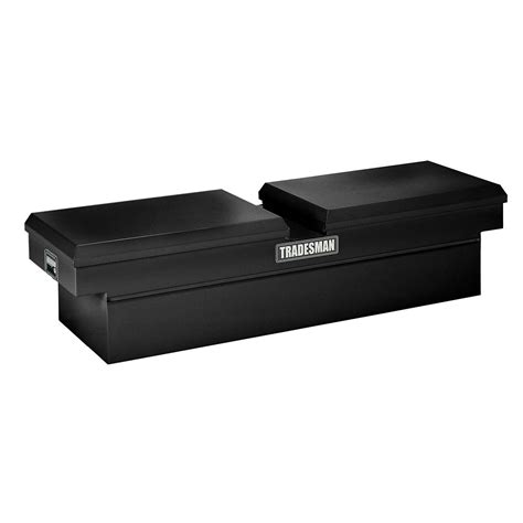 tradesman mid-size dual lid steel cross bed truck tool box|tractor supply truck tool boxes.